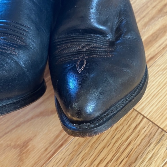 Code West Black and Brown Cowboy Western Boots - Picture 8 of 11